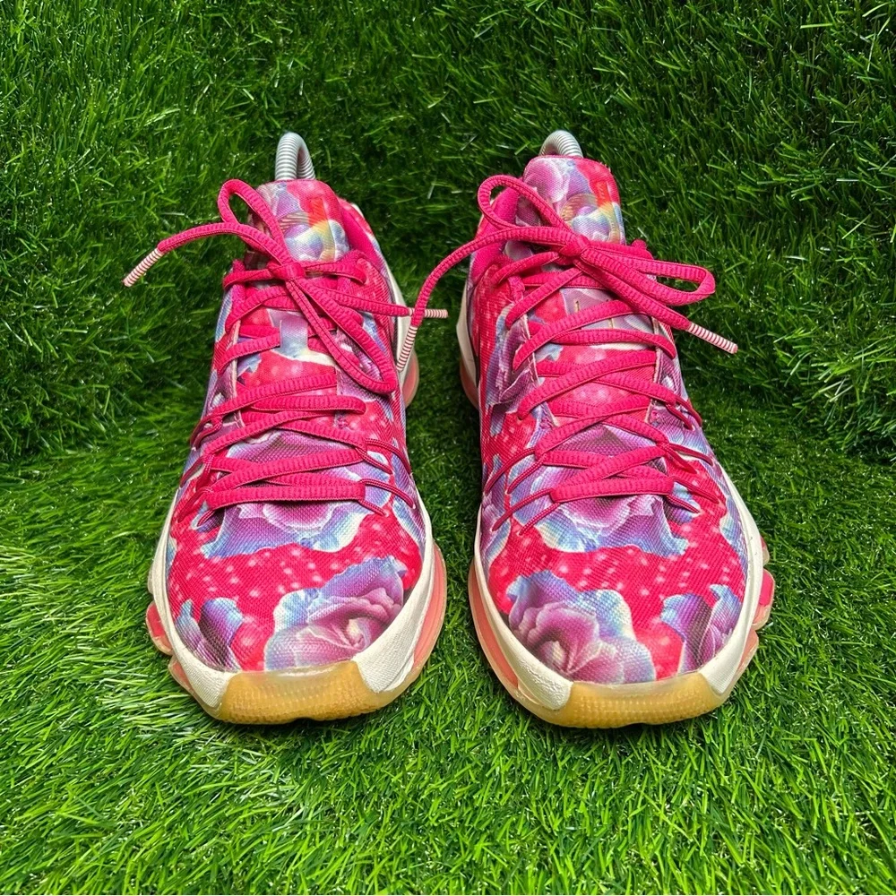 Nike KD 8 Aunt‎ Pearl Pink Floral Basketball Shoes 837786-603 Boys 7Y Womens 8.5